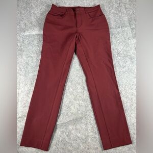 State & Liberty Tech Chino Men’s Size 33x30 Burgundy